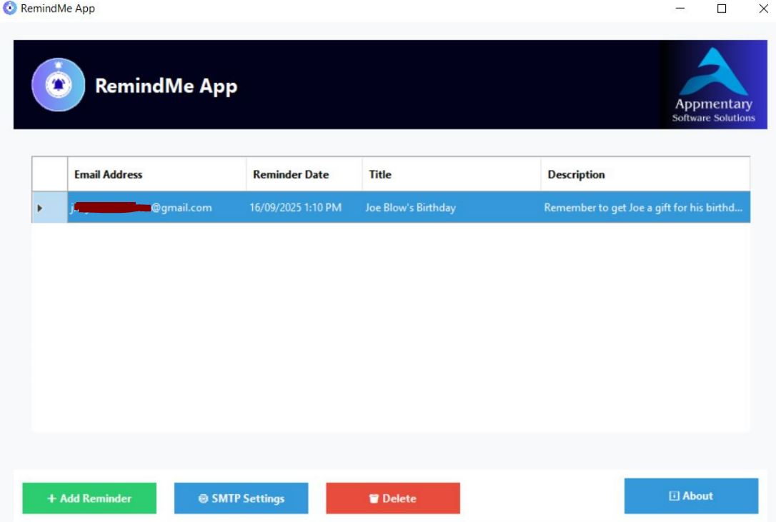 RemindMe App